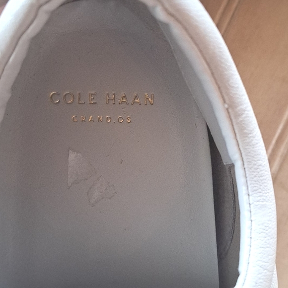 Cole Haan Grand.Os Soft Leather Lace-Up Classic Vintage Inspired Trainers - Picture 8 of 10